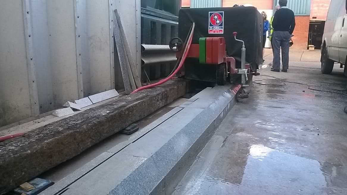 Taking the edge off kerb works